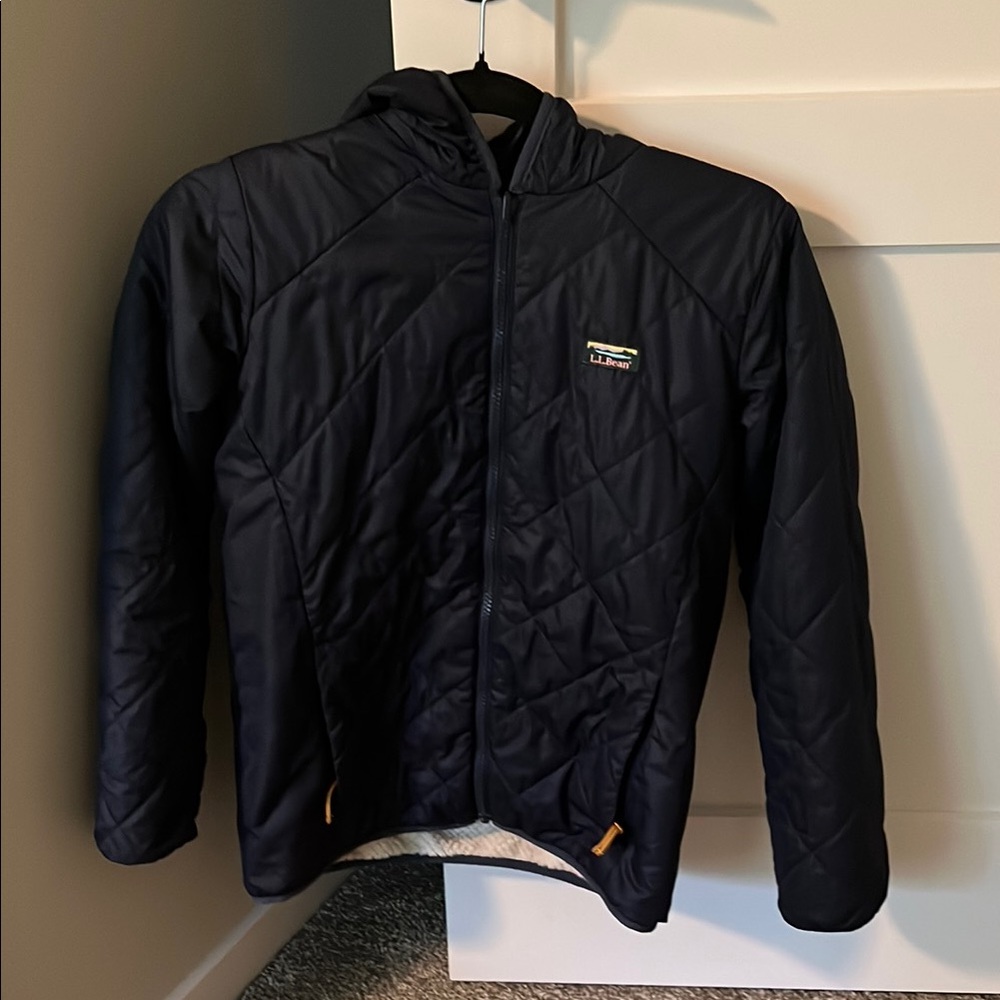 L.L. Bean reversible fleece- boys
